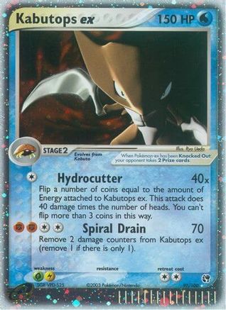 Kabutops ex - 097 - Ultra Rare