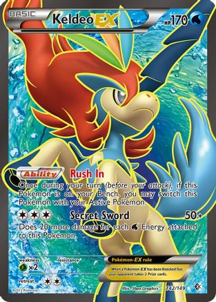 Keldeo EX (142 Full Art) - 142 - Ultra Rare