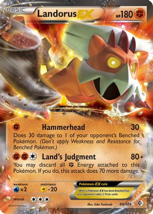 Landorus EX - 089 - Ultra Rare