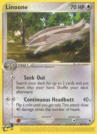 Linoone - - Uncommon - Reverse Holofoil