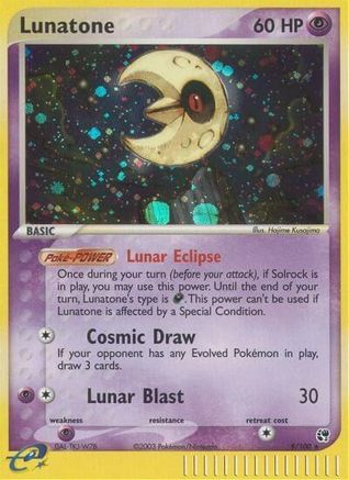 Lunatone - - Holo Rare - Holofoil