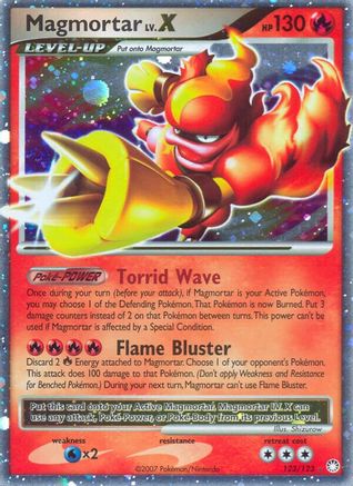 Magmortar Lv.X - 123/123 - Ultra Rare