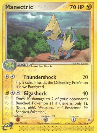 Manectric - 39/109 -/109 - Uncommon - Reverse Holofoil