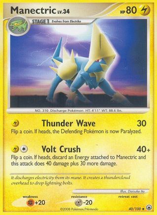 Manectric - 040 - Uncommon - Reverse Holofoil