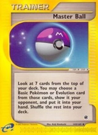 Master Ball -/165 - Uncommon - Reverse Holofoil