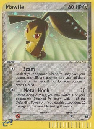 Mawile -/100 - Holo Rare - Reverse Holofoil