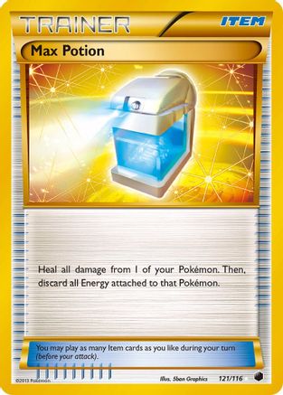 Max Potion (121 Secret Rare) - 121 - Secret Rare