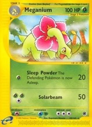 Meganium (53) - - Rare - Reverse Holofoil