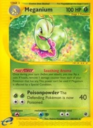 Meganium (54) - - Rare - Reverse Holofoil