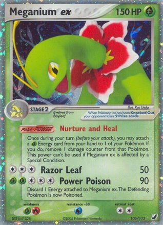 Meganium ex - 106 - Ultra Rare