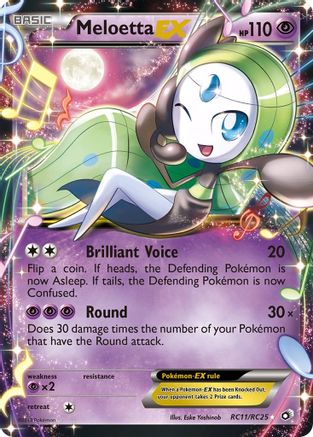 Meloetta EX - RC11/RC25 - Ultra Rare