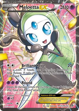 Meloetta EX (Full Art) - RC25/RC25 - Ultra Rare