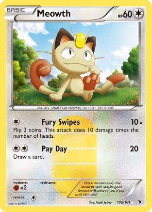 Meowth - 102 - Secret Rare