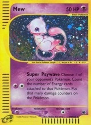 Mew (19) - - Holo Rare - Reverse Holofoil