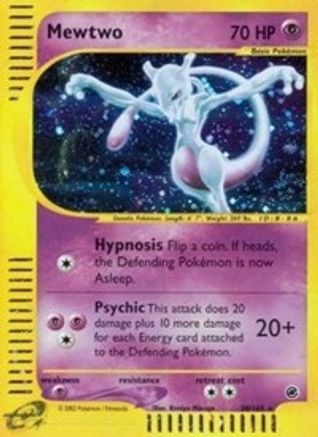 Mewtwo (20) - - Holo Rare - Reverse Holofoil