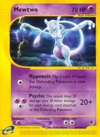 Mewtwo (56) - - Rare - Reverse Holofoil