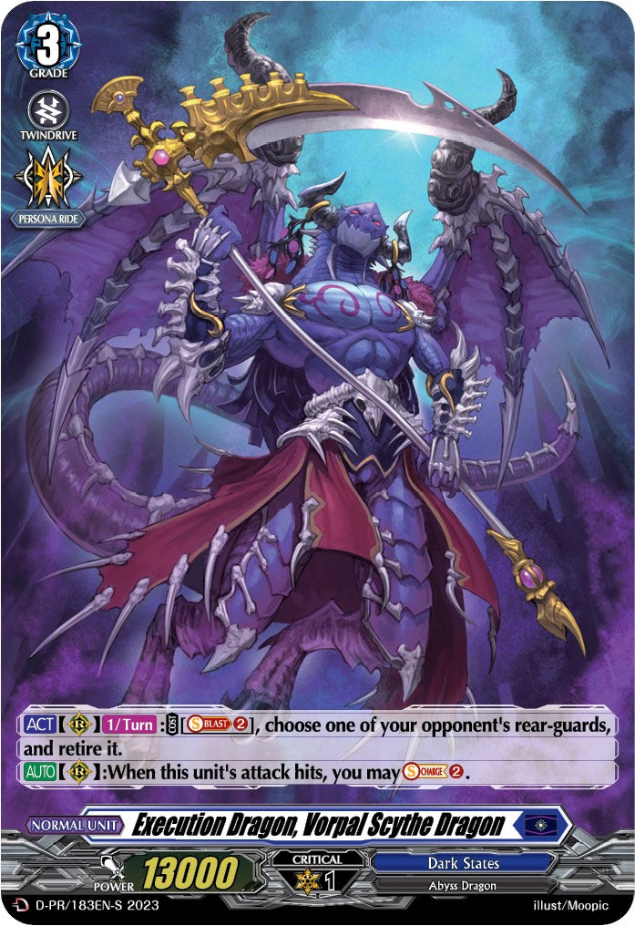 Execution Dragon, Vorpal Scythe Dragon (Foil) (D-PR/183EN-S) [D Promo Cards]