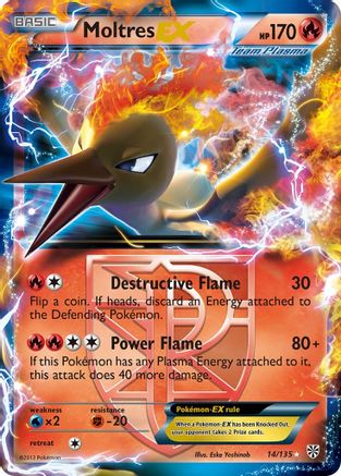 Moltres EX (Team Plasma) - 014/135 - Ultra Rare