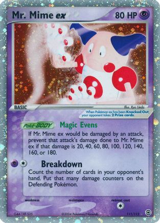Mr. Mime ex - 111/112 - Ultra Rare