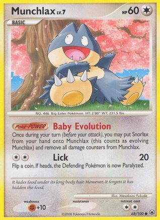 Munchlax - 068/100 - Common