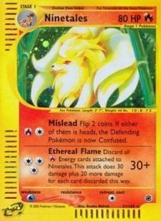 Ninetales (21) - - Holo Rare - Reverse Holofoil