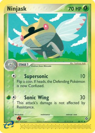 Ninjask - 38/97 -/97 - Uncommon - Reverse Holofoil