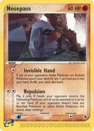 Nosepass - - Rare - Reverse Holofoil