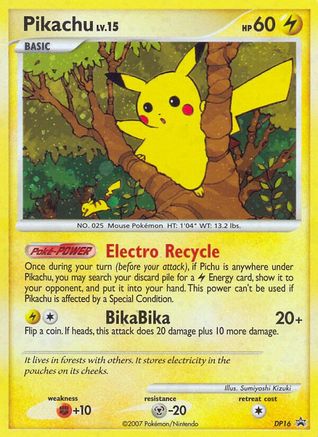 Pikachu - DP16 - Promo - Holofoil