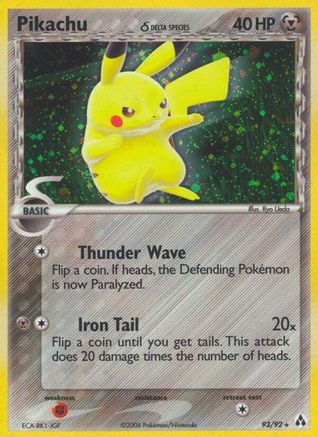 Pikachu (Delta Species) - 093 - Secret Rare