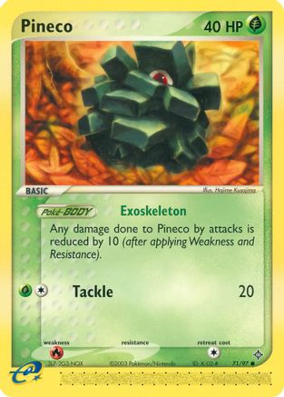 Pineco - - Common - Reverse Holofoil