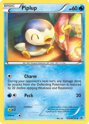 Piplup - RC6 - Uncommon - Holofoil
