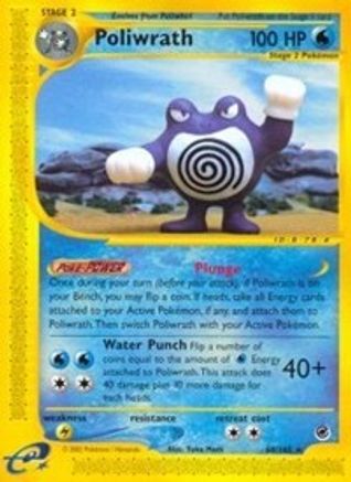 Poliwrath (60) - - Rare - Reverse Holofoil