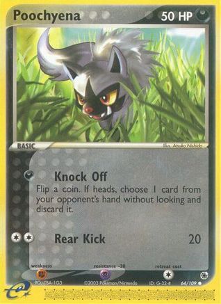 Poochyena - 064/109 - Common - Reverse Holofoil