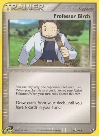 Professor Birch -/109 - Uncommon - Reverse Holofoil