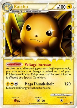 Raichu (Prime) - 083 - Ultra Rare