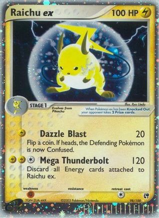 Raichu ex - 098 - Ultra Rare