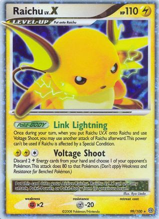 Raichu LV.X - 099 - Ultra Rare