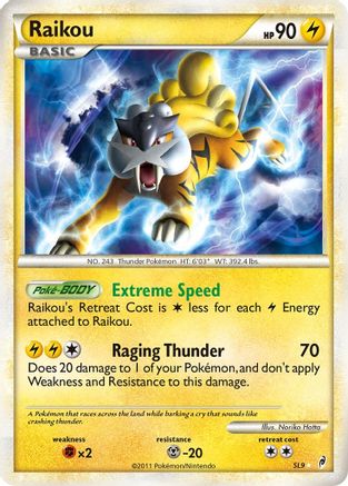 Raikou (Shiny) - SL9 - Shiny Holo Rare