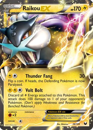 Raikou EX - 038 - Ultra Rare