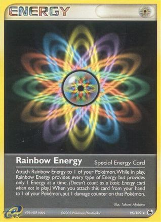 Rainbow Energy -/109 - Rare - Reverse Holofoil