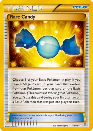Rare Candy (105 Secret Rare) - 105 - Secret Rare
