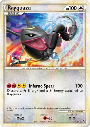 Rayquaza (Shiny) - SL10 - Shiny Holo Rare