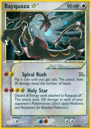 Rayquaza Star - 107 - Ultra Rare