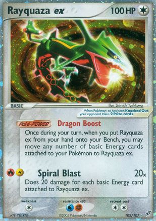 Rayquaza ex - 102 - Ultra Rare