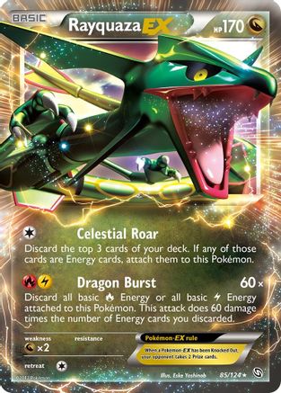Rayquaza EX - 085/124 - Ultra Rare