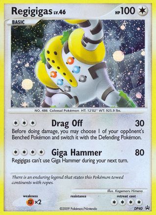 Regigigas - DP40 - Promo - Holofoil
