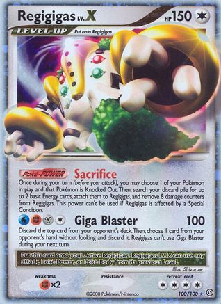 Regigigas LV.X - 100 - Ultra Rare
