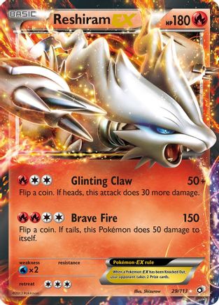 Reshiram EX - 029/113 - Ultra Rare