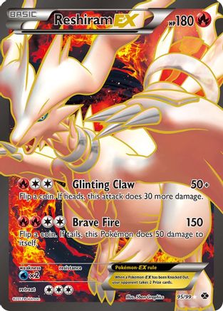 Reshiram EX (95 Full Art) - 095 - Ultra Rare