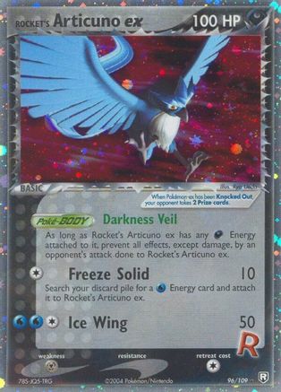 Rocket's Articuno ex - 096 - Ultra Rare